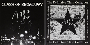  original 1991 Clash on Broadway card srock promo poster pair