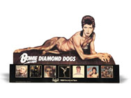 thumbnail link to original David Bowie Diamond Dogs card stock in-store display.