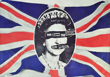 original Virgin promo poster Sex Pistols God save The Queen
