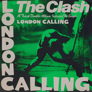 original green version 24 x 24 inches CBS UK overseas promo poster, The Clash London Calling