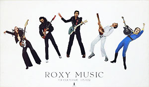 thumbnail link to original Roxy Music For Your Pleasure promo poster, white background version