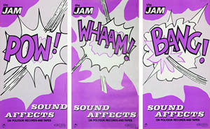 thumbnail link to original American promo poster set The Jam Sound Affects