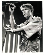 thumbnail link to original David Bowie Rik Walton 1978 Stage tour photo.
