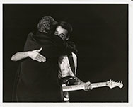  original 1987 press photograph Wham! Aids Day Benefit concert Wembley Arena 1 April 1987