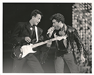  original 1986 press photograph Wham! farewell concert Wembley Stadium 28 June 1986