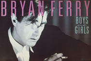 Original 1985 Bryan Ferry Boys and Girls Island promo poster