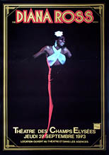thumbnail link to original Diana Ross 1973 Paris concert poster