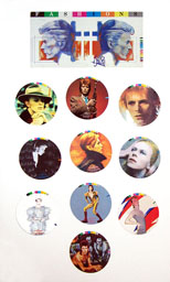 thumbnail link to original David Bowie 1982 RCA Fashions display mobile.