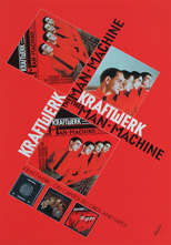 thumbnail link to original 1978 promo poster Kraftwerk Man Machine