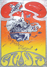 Original July 28 1967 promo poster Pink Floyd at CIA-UFO Club
