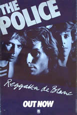 thumbnail link to original 1979 A & M promo poster The Police Regatta de Blanc