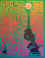 thumbnail link to original Vulcan Gas Company concert poster: Shiva's Head Band, Sleepy John Estes, Rubaiyat