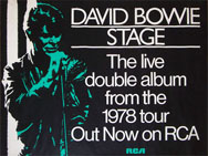 thumbnail link to original David Bowie RCA UK Stage promo poster.